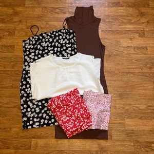 SHEIN Bundle 2 Dresses 2 Skirts and 1 Shirt